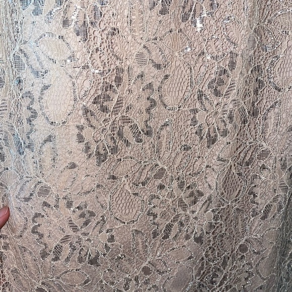 Lulus pink sparkly lace dress - Picture 2 of 3